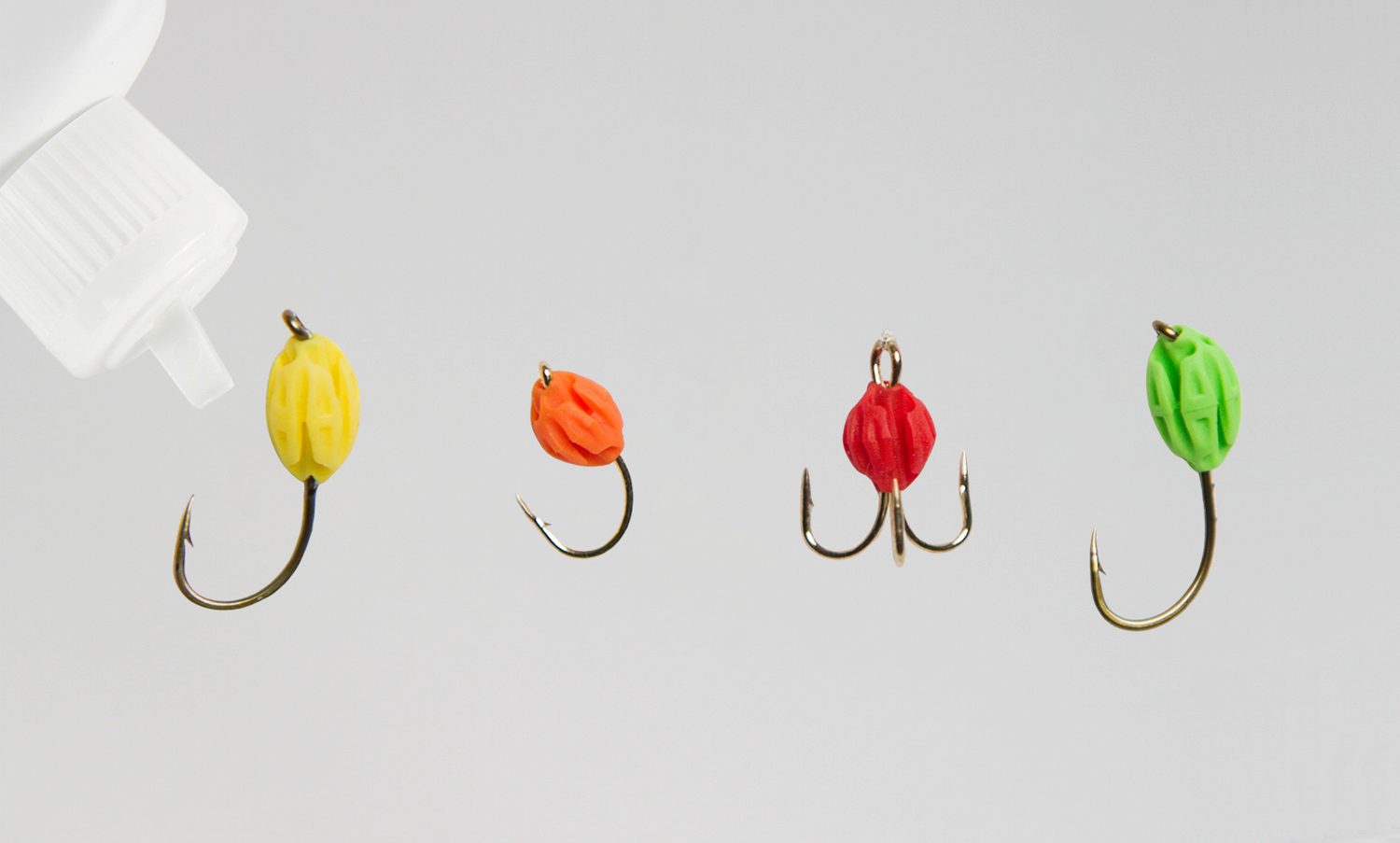 example of multiple different lure colors